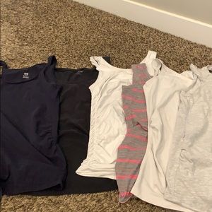 Bundle of 6 maternity tank tops